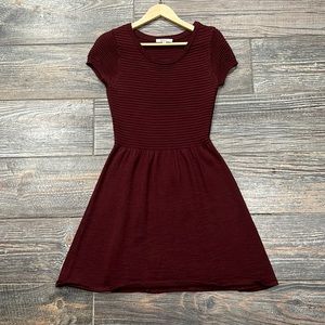 BB Dakota Maroon Sweater Dress